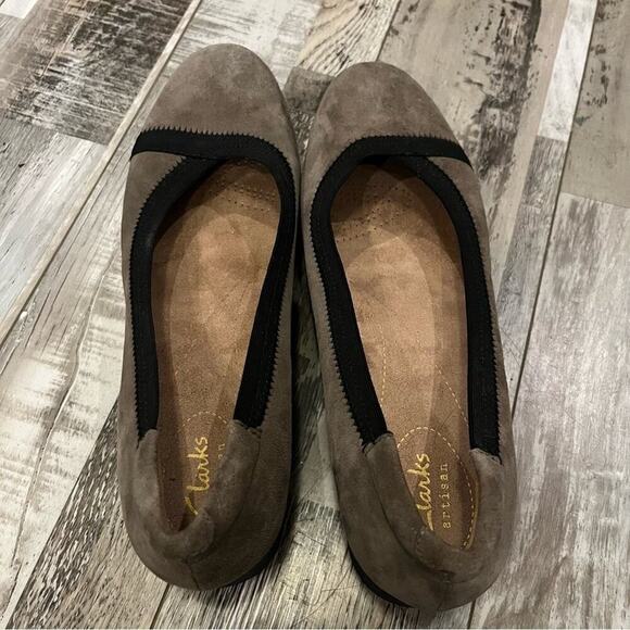 Clarks Artisan Daelyn Hill Suede Slip On Comfort Loafer Shoes Womens Sz 9.5 NEW - Picture 5 of 10